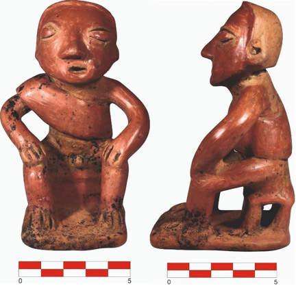 Figura antropomorfa, coquero, S137, C 7, T1.