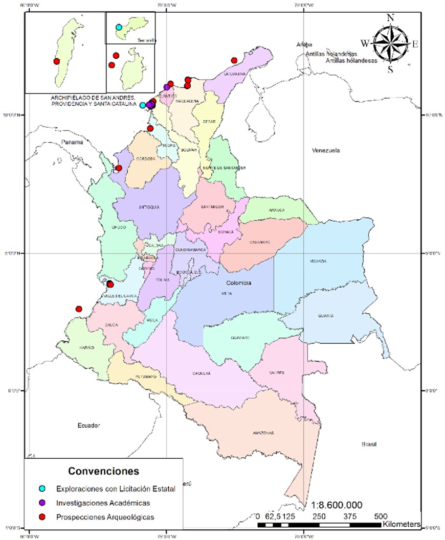 Prospecciones subacu�ticas en el marco de PAP hasta 2019