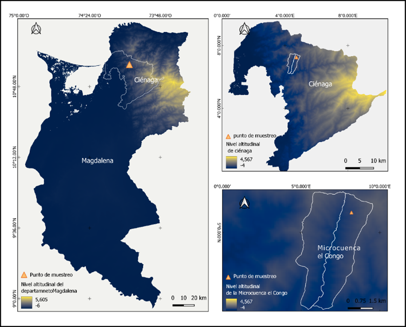 Mapa del rea de estudio 