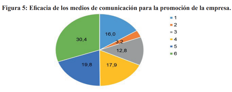 Eficacia de los medios de comunicacin para la promocin de la empresa