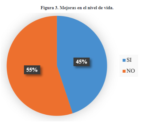 Mejoras en el nivel de vida.