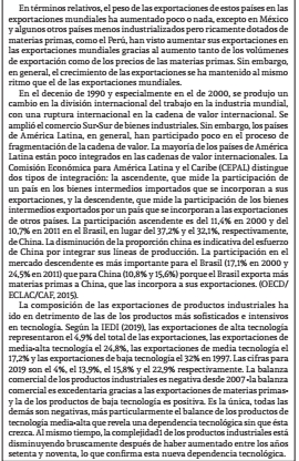Una integración internacional más desfavorable
