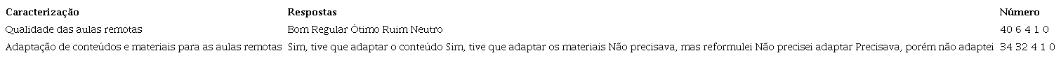 Adaptaes e avaliao das aulas remotas