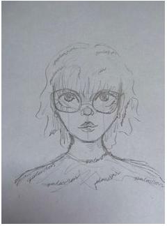 Autorretrato, por Carla Adriani