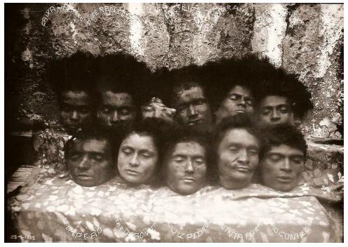 Cabeas dos cangaceiros do bando de lampio expostas na cidade de Piranhas, serto de Alagoas