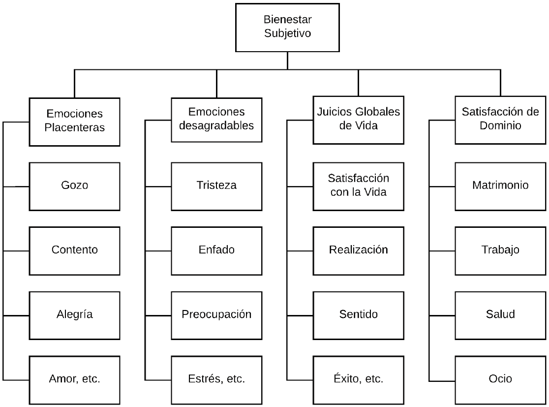 Modelo jerárquico de bienestar subjetivo