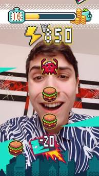 Jugador en TikTok del #WeStartChallenge de Ma French Bank