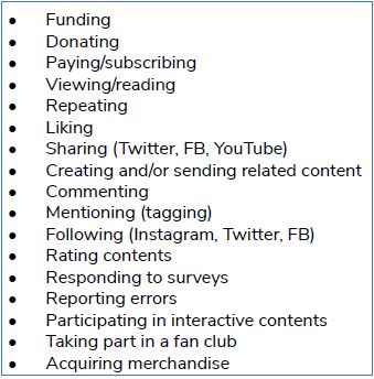 Engagement Actions