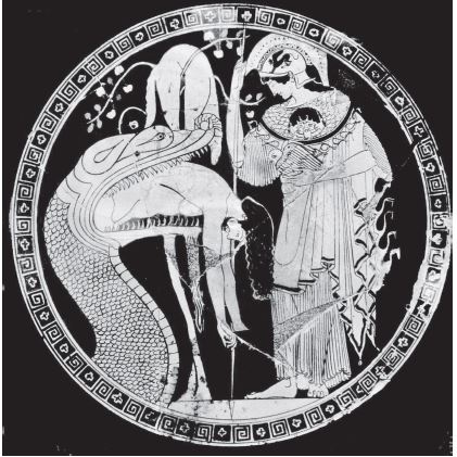 &ldquo;Jas&oacute;n renaciendo de las fauces del drag&oacute;n que custodia la rama dorada&rdquo;.