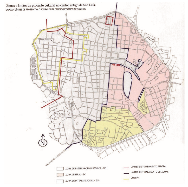 Limites do Centro Hist&oacute;rico