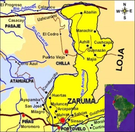 Ubicaci&oacute;n geogr&aacute;fica del lugar en experimento.