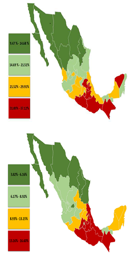 Map of H LT(2007, 2014)