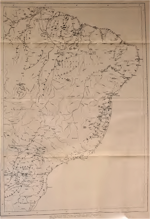 Primeira vers&atilde;o do Mapa Etno-hist&oacute;rico de Nimuendaj&uacute;