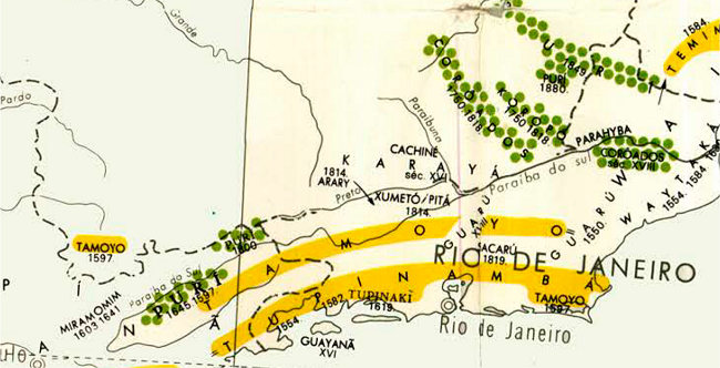 Destaque para as faixas utilizadas pelo autor para representar informa&ccedil;&atilde;o