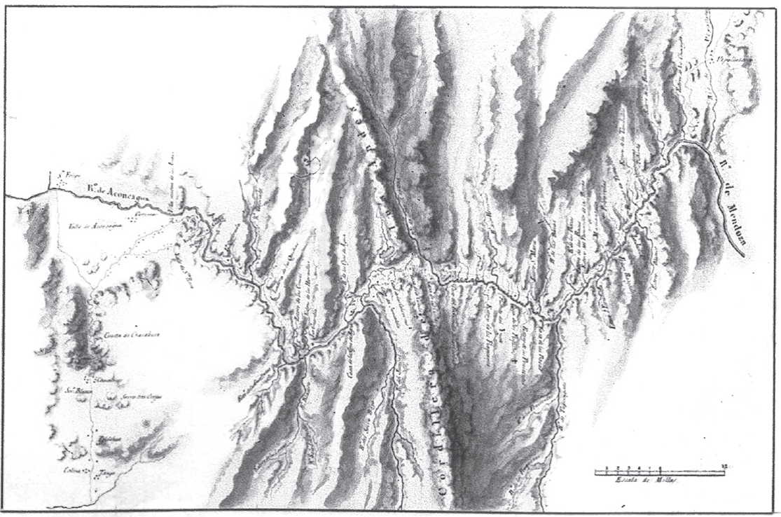 El paso de los Andes. Museo Naval, Madrid.