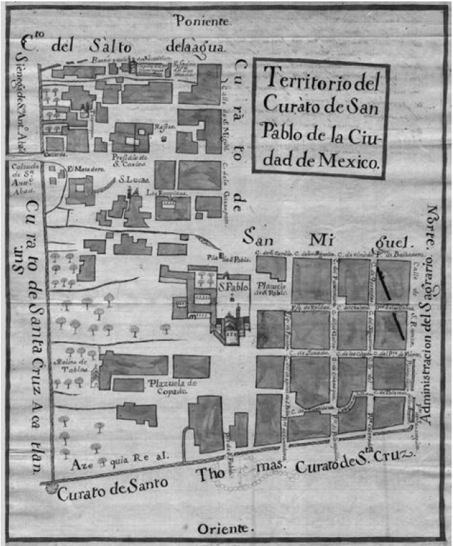 &ldquo;Territorio del curato de San Pablo de la Ciudad de M&eacute;xico&rdquo; 
