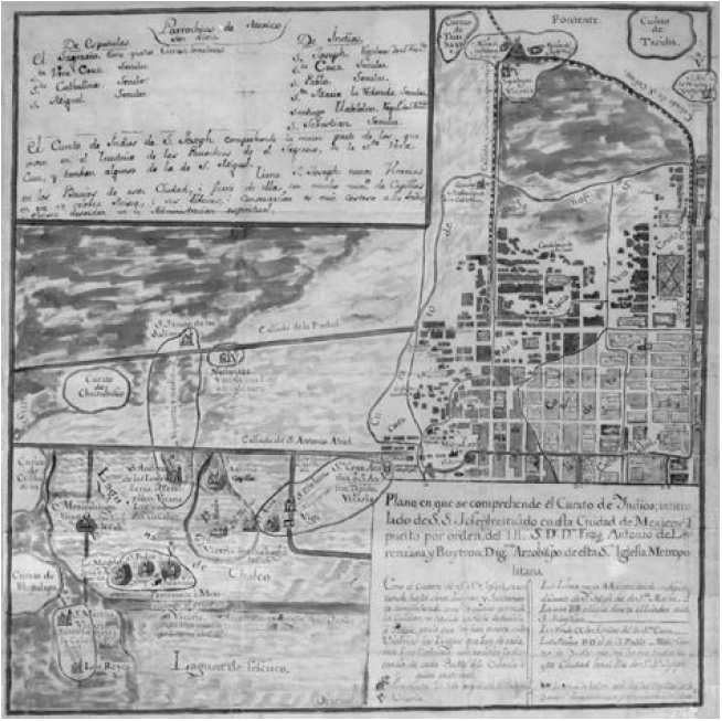 &ldquo;Plano en que se comprehende el Curato de Yndios intitulado de Se&ntilde;or San Joseph&rdquo; 