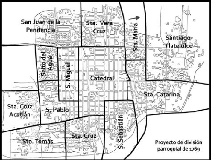 Proyecto original de Alzate, seg&uacute;n memoria del 23 de enero de 1769 