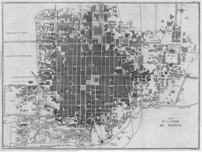 &ldquo;Plan de la Ville de Mexico&rdquo;, 1772 