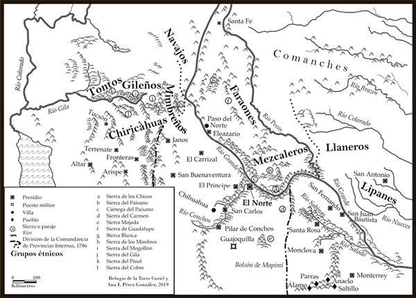 LA FRONTERA APACHE EN EL NORTE NOVOHISPANO, 1787