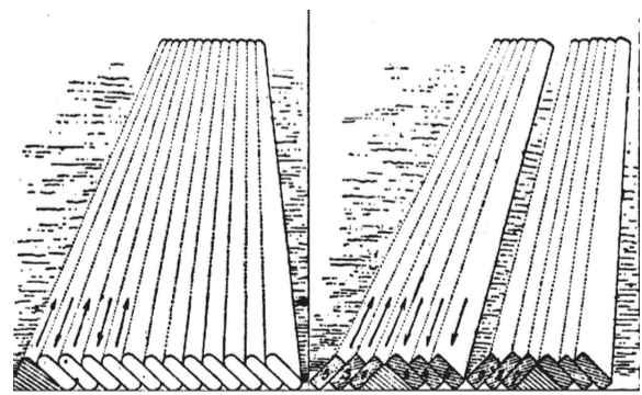 Labor en llano y labor en tablones 