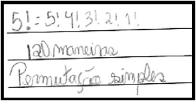 Resolução da letra A pela participante F20