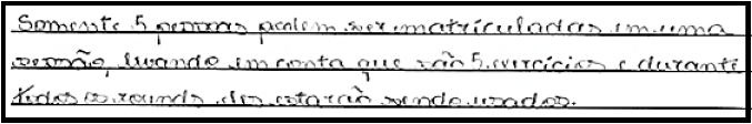 Resolução da letra B pela participante F12