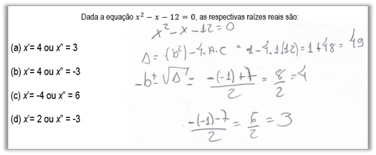 Resolu&ccedil;&atilde;o do aluno BAAE1