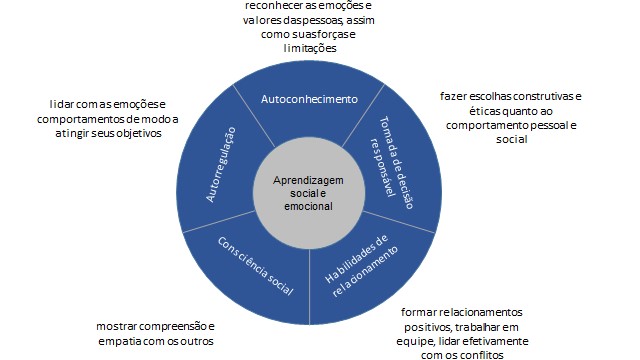 Cinco principais competncias da aprendizagem social e emocional