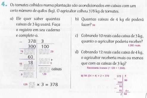 Tipo de problema quoti��o apresentado em livro did�tico