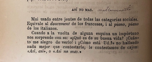 Enmienda en &ldquo;as� no m�s&rdquo;.