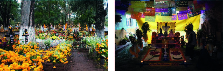 Festividad del Día de Muertos.