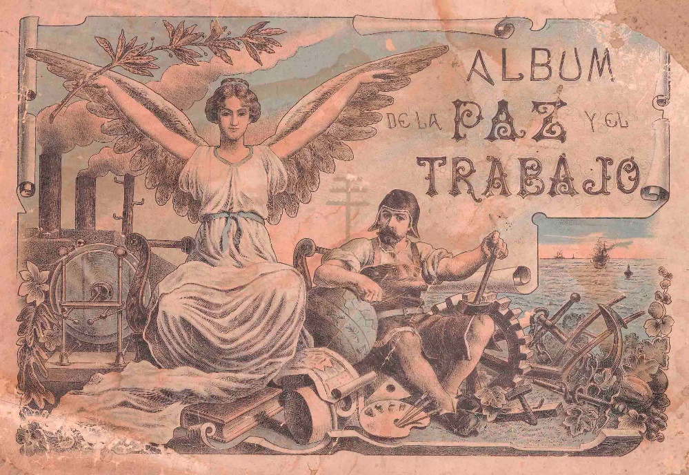 Portada del Álbum de la Paz y el Trabajo