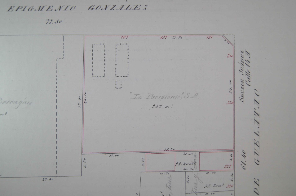 Imagen catastral de La Parisiense 1