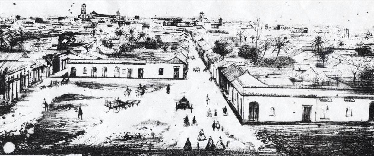 Desarrollo urbano de Puerto Príncipe. Grabado de la ciudad, finales del siglo XVIII