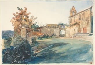 John Ruskin, 1845, El Jardn de San Minato, cerca de Florencia