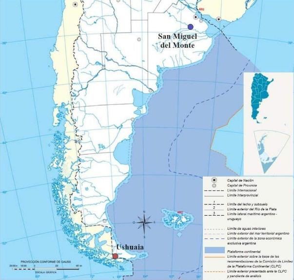 Mapa con ubicaci�n de las zonas de estudio