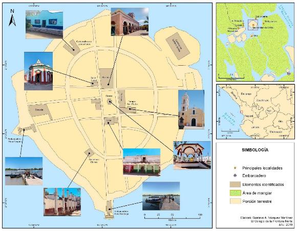 Mapa de los lugares representativos desde la percepci�n del habitante