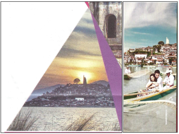 Im�genes de folletos tur�sticos, sin identificaci�n de a�o