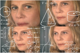 Confused Math lady