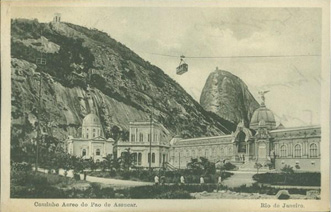 Tarjeta postal “Caminho Aereo do Pao de Assucar. Rio de Janeiro”, editor: Maison Chic, Rio de Janeiro, enviado 20/04/1915, coleccin de SHMH/Altonaer Museum, Hamburgo.