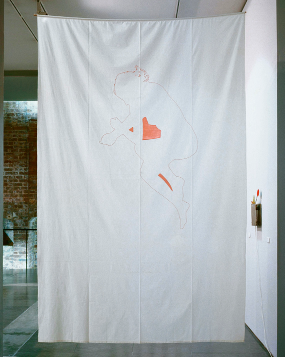 Lourdes Castro. Sombra deitada / Lying shadow, 1970.
