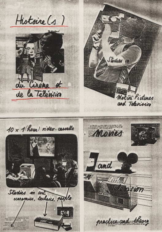 Originalmente Godard planeó el proyecto como una historia de los medios de comunicación del siglo XIX y XX, el cine y la televisión.