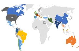 Pa&iacute;ses caso estudio