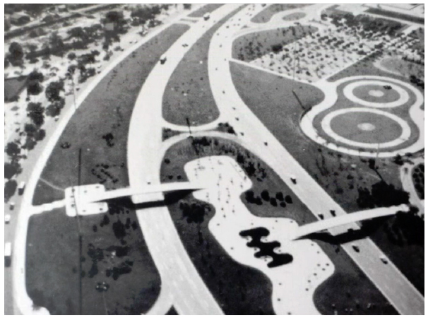 Imagem de A man called love (2007). As linhas modernistas confundem-se com as da cidade dos mortos descrita pelo esp&iacute;rito Andr&eacute; Luiz a Chico Xavier