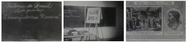 Painel (1950) - o professor e a sala de aula