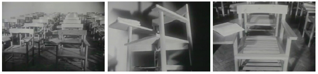 Painel (1950) - carteiras vazias