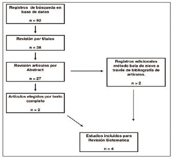 Diagrama de flujo del proceso de selección de literatura