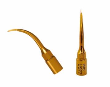 Ultrasonic tip used for piezopuncture.