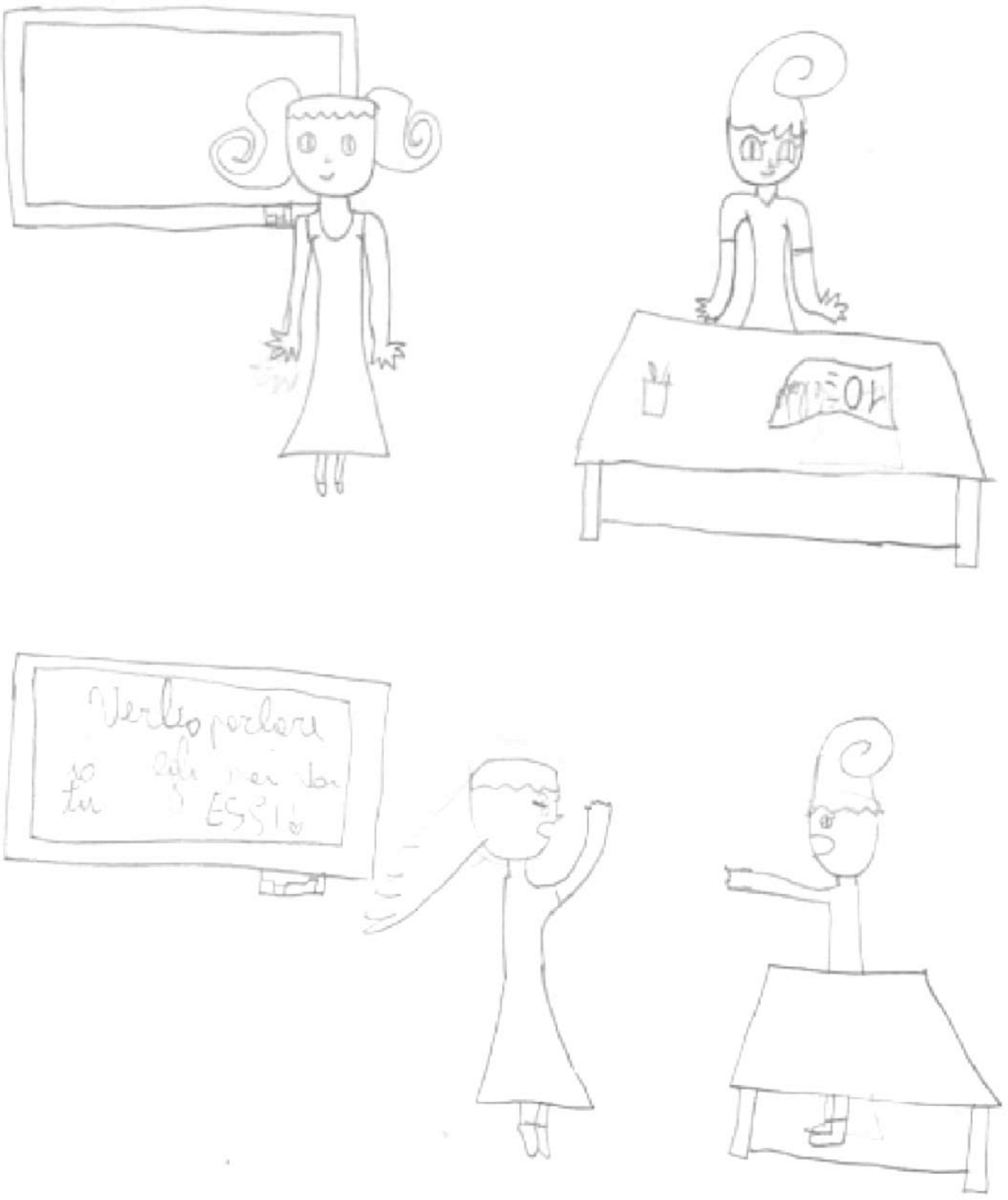 A Girl’s (5th grade) Drawings